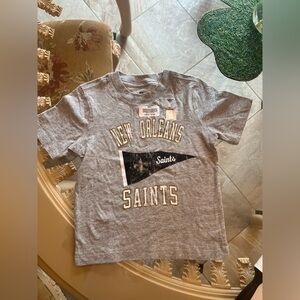 NFL New Orleans Saints Kids Gray T-Shirt